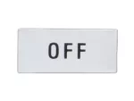 LPXAGB226 Etykieta "OFF"