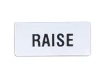 LPXAGB231 Etykieta "RAISE"