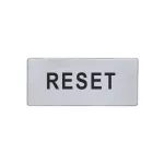 LPXAGB222 Etykieta "RESET"