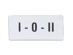 LPXAGB205 Etykieta do przeł. ster. "I-O-II"