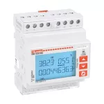 DMED330MID Licznik energii, trójfazowy z przewodem N lub bez, podłączenie przez przekładniki prądowe, bez możliwości rozbudowy, szerokość 4U, interfejs RS-485, wielopomiarowy, certyfikat MID
