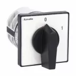 7GN3210U Łącznik krzywkowy serii 7GN, rozłącznik, 3 pola, 32A, do montażu tablicowego, z czarnym pokrętłem i tabliczką 65x65mm