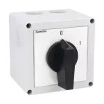 7GN3210P Łącznik krzywkowy serii 7GN, rozłącznik, 3 pola, 32A, w obudowie 90x90mm i czarnym pokrętłem