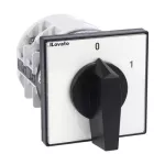 7GN12592U Łącznik krzywkowy serii 7GN, rozłącznik, 4 pola, 125A, do montażu tablicowego, z czarnym pokrętłem i tabliczką 90x90mm