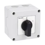 7GN2092P Łącznik krzywkowy serii 7GN, rozłącznik, 4 pola, 20A, w obudowie 75x75mm i czarnym pokrętłem