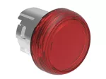 LPSL4 Metalowa głowica lampki Ø22mm serii Platinum, czerwona, bez adaptera montażowego