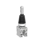 LPSJ201 Metalowy joystick Ø22mm serii Platinum, bez blokady mechanicznej, w komplecie zestyki 2NO, działanie stabilne
