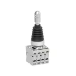 LPSJ401 Metalowy joystick Ø22mm serii Platinum, bez blokady mechanicznej, w komplecie zestyki 4NO, działanie stabilne