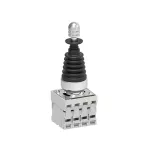 LPSJ410 Metalowy joystick Ø22mm serii Platinum, z blokadą mechaniczną, w komplecie zestyki 4NO, działanie niestabilne