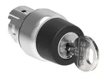 LPSS340 Metalowy przełącznik Ø22mm serii Platinum, z kluczem, 2 pozycje, 0 < 1