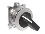 LPFS231 Metalowy przełącznik płaski Ø30mm serii Platinum, pokrętło długie, 3 pozycje, 1 > 0 < 2