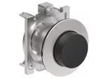 LPFB202 Metalowy przycisk płaski Ø30mm serii Platinum, wystający, samoczynny powrót. Czarny