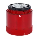 8LT7FLB4 Moduł światła błyskowego, Ø70mm, czerwony, 24VAC/DC, żarówka Xenon