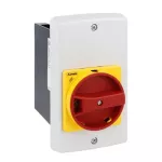 SM1Z1725R Obudowa wpuszczana IP65 (4X) do SM1R... z pokrętłem żółto/czerwonym. Szerokość 87mm