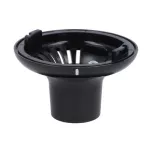 8LB6BP08 Podstawka do modułów świetlno/dźwiękowych, plastikowa, czarna