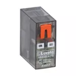 HR502CA110 Przekaźnik miniaturowy ze wskaźnikiem LED i przyciskiem mechanicznym, sterowanie 110VAC, 2C/O, 8A, do gniazd HR5XS2..