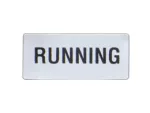 LPXAGB238 Etykieta "RUNNING"