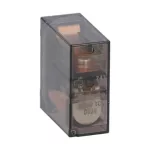 HR401CA024 Przekaźnik miniaturowy bez wskaźnika LED i przycisku mechanicznego, sterowanie 24VAC, 1C/O, 10A, do gniazd HR5XS2..