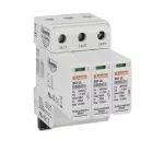 SG13PA300RUL Ogranicznik przepięć, typ 1 i 2, wymienne wkłady, zestyk 1C/O, In 20kA, Uc 300VAC, certyfikat UL