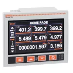 DMG9000D048 Analizator sieci z szerokim i kolorowym wyświetlaczem. Zasilanie pomocnicze 12…48VDC. Rozbudowa 3 modułami serii EXP, wbudowany port RS485 i Ethernet, pamięć danych, do współpracy z systemem monitoringu EASY BRANCH
