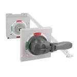 P5X18472B Pokrętło na drzwi, czarno/szare, blokowane kłódką, IP65, do P5M…400/630, długość trzpienia 469mm