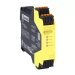 SRCES20S Przekaźnik bezpieczeństwa serii SRC, jednofunkcyjny, zaciski sprężynowe (push-in). 2NO, zatrzymanie awaryjne, zasilanie 24VAC/DC, do Kat.4, PLe