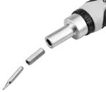 Zestaw bitów i bitów precyzyjnych z uchwytem magnetycznym z grzechotką 115 mm, 30 szt.