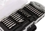 Zestaw bitów precyzyjnych 28 mm z uchwytem magnetycznym 100 mm, 31 szt.