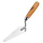 Kielnia sztukatorska "koci język", 165 x 17 x 54 mm, uchwyt drewniany