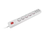LISTWA ZASILAJĄCA NATEC EXTREME MEDIA SP8 5.0M 5X 230V PL 3X EUROPLUG SZARA