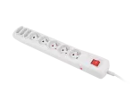 LISTWA ZASILAJĄCA NATEC EXTREME MEDIA SP8 5.0M 5X 230V PL 3X EUROPLUG SZARA