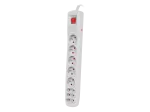 LISTWA ZASILAJĄCA NATEC EXTREME MEDIA SP8 5.0M 5X 230V PL 3X EUROPLUG SZARA