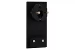Wtyczka 230V kątowa ultra-płaska czarma Uni-schuko CLOCK