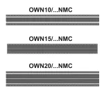 OWN20/2,40NMC Osłona wiatrowa gr. materiału = 0,5 mm (401mm/2400mm)