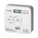 Bateryjny czujnik tlenku węgla (czadu), 2xAA, żywotność sensora 10 lat