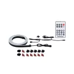 Zestaw taśma BLACK NEON RGBW+ 3W 84 led/metr 150cm +pilot 5VDC czarny / tworzywo sztuczne