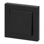 Łącznik p/t jednobiegunowy Malta, 10A, 250V, WP-1M, czarny mat
