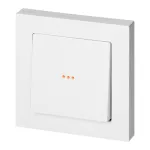 Łącznik jednobiegunowy p/t z podświeleniem Malta, 10A, 250V, WP-1M/S, biały