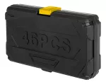 Klucze nasadowe 1/4", zestaw 46 szt.