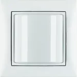 S.1 System przywoławczy Sygnalizator świetlny z ramką, biały matowy