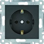 lumina Gniazdo SCHUKO, czarny