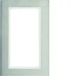 B.7 Ramka z dużym wycięciem, stal szl/biały mat