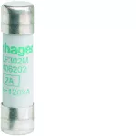 Wkładka bezpiecznikowa cylindryczna CH-10 10x38mm aM 2A 500VAC