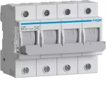 Modułowy rozłącznik bezpiecznikowy poziomy D02 4P 63A 400VAC 110/220VDC