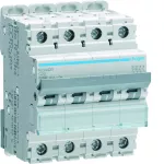 MCB Wyłącznik nadprądowy Icn=10000A / Icu=15kA 4P C 20A