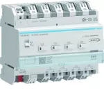 KNX e/s sterownik DALI 4-kanałowy, komunikacja broadcast