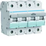 MCB Wyłącznik nadprądowy Icn=15000A / Icu=15kA 4P B 125A