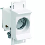 Gniazdo bezp. ceram. D02/1 E18 1P 3268VR 63A 400VAC TS35 zac.jarzmowe 25mm2