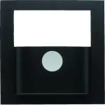 KNX e/s B.x Płytka czołowa do modułu czujnika ruchu KNX, antracyt mat, lak.