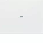 KNX e/s K.x Klawisz z soczewką do modułu przycisku 1-kr, biały, połysk